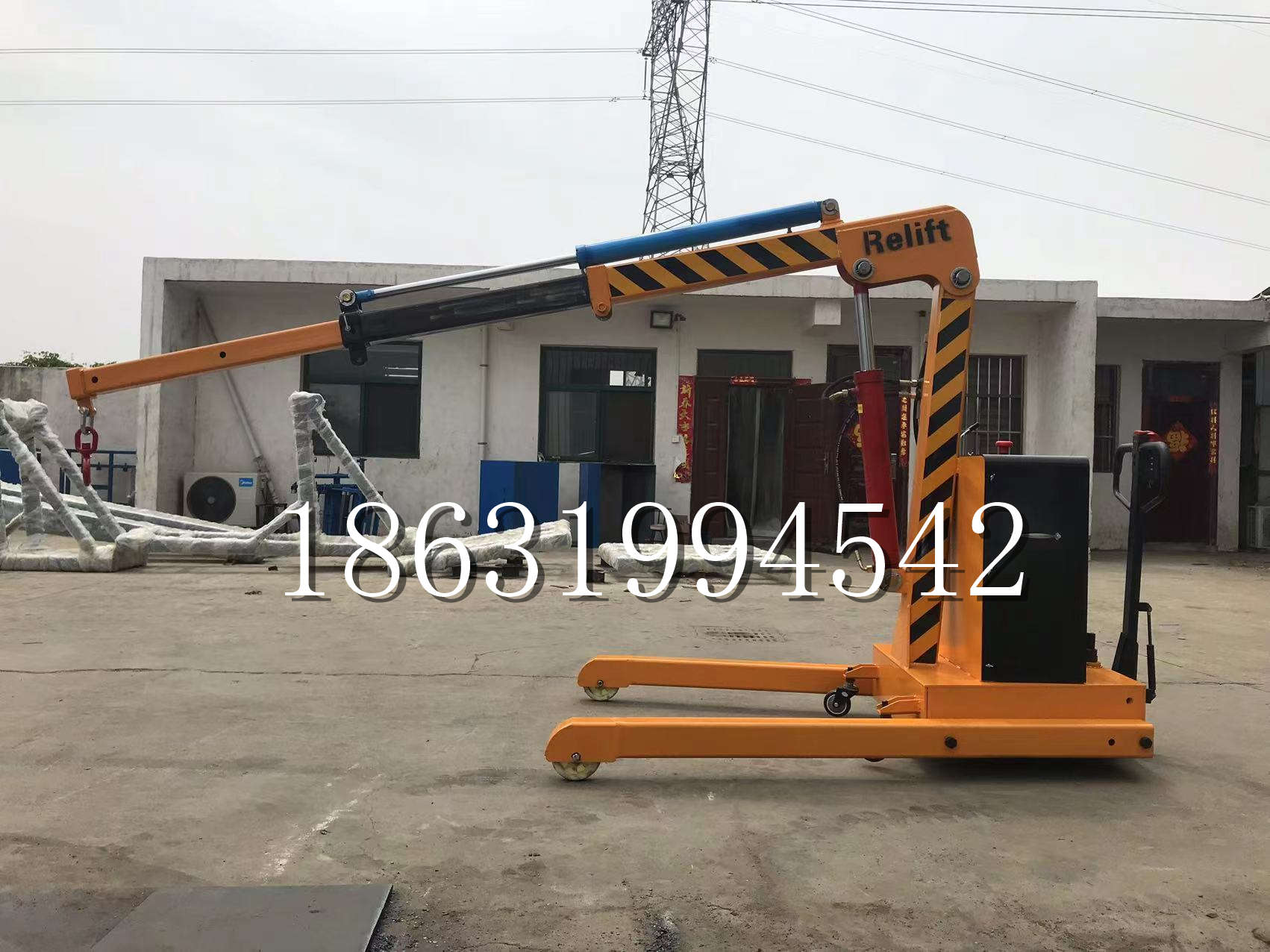 乌审旗久征定做3吨三轮随车吊 农用园林绿化移树吊 平板工程用小吊机