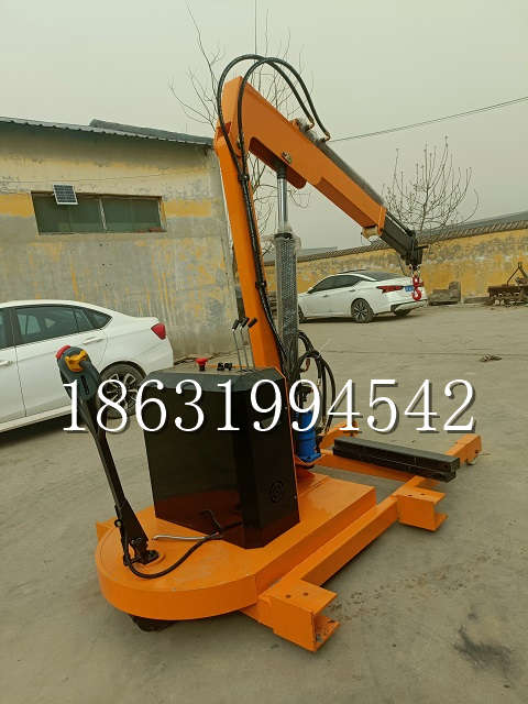 乌审旗自卸车厢随车吊 自制轮式四不像起重机 四驱平板吊 5吨 贵盛